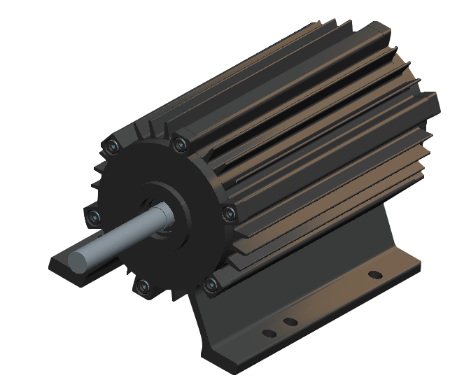 BL130 130mm Diameter industriae gravis officium motorum inspirans 230VAC 2kW motor